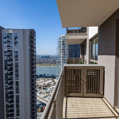 Rental of a modern 2-room apartment, 55 m², BW Aurora, Belgrade Waterfront, Belgrade, Serbia